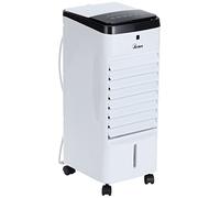 ARDES - AR5R06D Refroidisseur par évaporation compact et puissant avec débit d'air à 3 vitesses Oscillation automatique Minuterie Télécommande et filtre à poussière Blanc