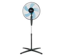 Ardes - AR5ST40PN Ventilateur sur pied STEELO 40N 5 pales - Ventilateur de base 40 cm oscillant avec inclinaison réglable - Ventilateur sur pied silencieux 3 vitesses, Noir