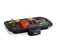 ARDES - Barbecue électrique portable sans fumée de 2200 W Grill électrique portable pour balcon - Barbecue d’intérieur ou extérieur - Couleur noire Modèle AR1B01, Noir