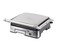 ARDES - Grill électrique professionnel 1800W Plaque électrique pour sandwichs avec 5 niveaux de température Grill avec plaques amovibles Grand modèle en acier inoxydable Modèle AR1S40
