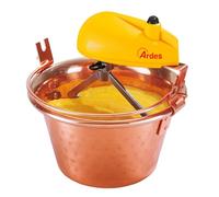 ARDES - Marmite en cuivre AR24AM40, diamètre 24 cm, agitateur à polenta et confiture, agitateur à moteur électrique, connexion à baïonnette, nettoyage facile, agitateur à polenta pour 2/4 portions.