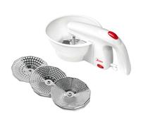 Ardes VEGGY Machine Électrique pour Purées et Crèmes avec 3 Disques de Coupe en Acier Inoxydable, Idéale pour Légumes, Tomates et Aliments pour Bébés