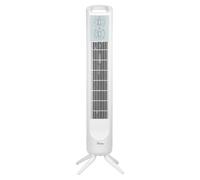Ardes - Ventilateur Colonne AR5T802 ELEVATE, Hauteur 81 cm, Oscillation Automatique, Panneau de Commande, 3 Intensités, Minuterie de 120 Minutes, Blanc