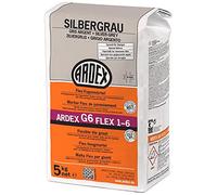 ARDEX G6 FLEX1-6 Mortier de joint flexible Gris argenté 5 kg