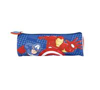 Trousse ronde Les Avengers tube ecole enfant -