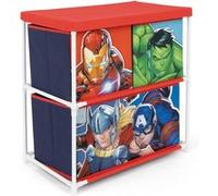 ARDITEX - AVENGERS - Meuble de rangement 3 corbeilles rouge pour enfants 53x30x60cm Multicolore G