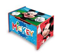 Disney Nixy Children Mickey Mouse Coffre à jouets et banc en bois