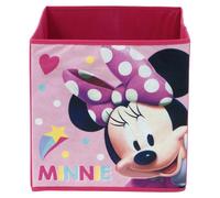 Arditex Conteneur organisateur pliable Minnie Mouse (Licence officielle Disney) 31x31x31 cm