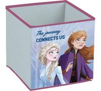 ARDITEX Boîte pliable pour enfants Frozen II, seau en tissu pour vêtements, livres, jouets, balles, récipient et organisateur en tissu, carré, 31 x 31 x 31 cm