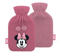 Arditex Bouillotte brodée Minnie avec housse en peluche