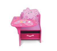 ARDITEX - Chaise-Bureau Enfant en Bois avec bac Textile de Peppa Pig - 62x30x60cm - Couleur Rose - Idéal pour Les Loisirs créatifs, Les devoirs ou Le Jeu.