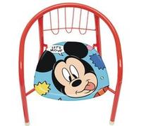 ARDITEX Chaise en métal Mickey Mouse Rouge