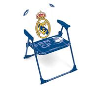 ARDITEX Chaise pliante avec accoudoirs du Real Madrid - 38 x 32 x 53 cm - Convient pour jardin, camping, plage ou montagne - Idéal pour garçons et filles.