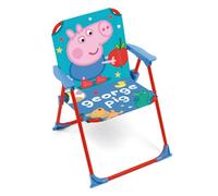 ARDITEX Chaise Pliante avec accoudoirs George Pig - 38x32x53cm - Adaptée au Jardin, Camping, Plage ou Montagne - Idéale pour Enfants.