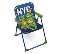 ARDITEX Chaise Pliante avec accoudoirs Les Tortues Ninja - 38x32x53cm - Adaptée au Jardin, Camping, Plage ou Montagne - Idéale pour Enfants.