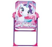 ARDITEX Chaise pliante avec accoudoirs - Licorne multicolore G