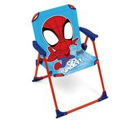 ARDITEX Chaise Pliante avec accoudoirs Spidey de Marvel - 38x32x53cm - Adaptée au Jardin, Camping, Plage ou Montagne - Idéale pour Enfants.