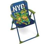 ARDITEX Chaise Pliante avec accoudoirs Les Tortues Ninja - 38x32x53cm - Adaptée au Jardin, Camping, Plage ou Montagne - Idéale pour Enfants.