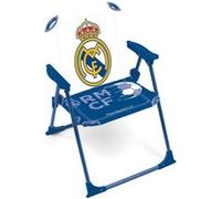 ARDITEX Chaise pliante avec accoudoirs du Real Madrid - 38 x 32 x 53 cm - Convient pour jardin, camping, plage ou montagne - Idéal pour garçons et filles.