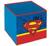ARDITEX - Conteneur organisateur pliable Superman de DC Comics - 31x31x31cm - Pour ranger jouets, vêtements et accessoires