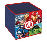 ARDITEX - Conteneur Organisateur Pliable Les Avengers de Marvel - 31x31x31cm - pour Ranger Jouets, vêtements et Accessoires