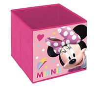 ARDITEX - Conteneur Organisateur Pliable Minnie Mouse de Licence Officielle Disney - 31x31x31cm - pour Ranger Jouets, vêtements et Accessoires