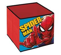 ARDITEX - Conteneur organisateur pliable Spiderman de Marvel - 31x31x31cm - Pour ranger jouets, vêtements et accessoires