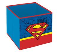 ARDITEX - Conteneur organisateur pliable Superman de DC Comics - 31x31x31cm - Pour ranger jouets, vêtements et accessoires