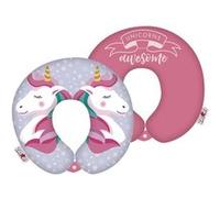 Arditex coussin de nuque Licorne girls 28 cm polyester rose/bleu Bleu G