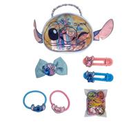 ARDITEX, Disney Stitch Accessoires pour Cheveux avec Trousse Stitch, avec Pince Cheveux, barrette, et Bien d'Autres Encore, Parfait Comme Cadeau pour Enfant, Anniversaire, 14 Pieces