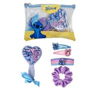 ARDITEX, Disney Stitch Accessoires pour Cheveux avec Trousse Stitch, avec Pince Cheveux, barrette, et Bien d'Autres Encore, Parfait Comme Cadeau pour Enfant, Anniversaire, 7 Pieces