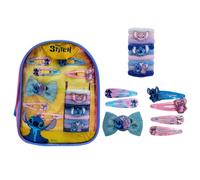 ARDITEX, Disney Stitch Accessoires pour Cheveux avec Trousse Stitch, avec Pince Cheveux, barrette, et Bien d'Autres Encore, Parfait Comme Cadeau pour Enfant, Anniversaire, 16 Pieces