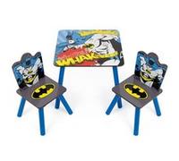 ARDITEX Ensemble Table En Bois - BATMAN (50X50X44CM) + 2 Chaises (26,5X26,5X50CM) multicolore G