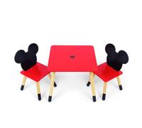 Arditex Ensemble table et chaises de jeu Mickey Mouse Orange Enfants