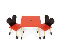 Arditex Ensemble table et chaises de jeu Mickey Mouse Orange Enfants