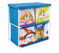 Arditex Étagère enfant Paw Patrol – 3 bacs polyester, structure métal, 53×30×60 cm, multicolore