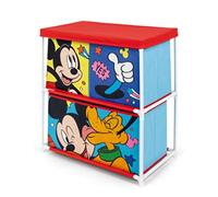 Disney Mickey 3 Drawer Storage Shelf Multicolore