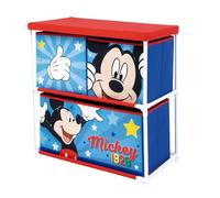 Disney Mickey 3 Drawer Storage Shelf Multicolore Enfants