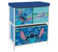 Arditex Étagère de rangement 3 tiroirs Disney Lilo & Stitch Bleu Enfants