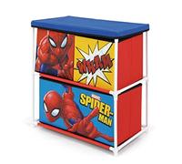 Marvel Comics Meuble de rangement 3 tiroirs Spiderman Rouge pour enfants