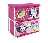 Disney Étagère de rangement Minnie – 3 tiroirs – Rose – Enfants