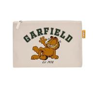Arditex Trousse de toilette Garfield – Pochette maquillage enfant fille, coton 22,5 x 16 cm