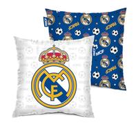 ARDITEX, Goodies Real Madrid, Coussin Decoratif Real Madrid Enfant et Adulte, Parfait comme Cadeau et à Assortir avec Votre Parure de Lit, Coussin idéal pour Amateurs de Football, 40 x 40, 100% Pol