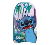 Arditex Grande planche de natation Stitch Disney - 80 x 46 x 5 cm - Avec corde, sangle de sécurité, mousse EPS légère, forme ergonomique, idéale pour vagues et piscine - Bleu