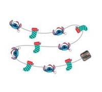 ARDITEX Guirlande lumineuse de Noël avec 10 LED chaudes - 165 cm de Lilo & Stitch