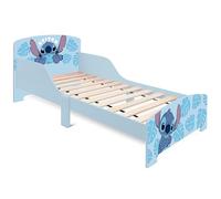 Arditex Lit enfant en bois Disney Stitch 77×143×60 cm Bleu montage facile pour matelas 70×140 cm