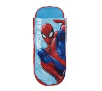ARDITEX Marvel Spiderman Lit gonflable et sac de couchage pour enfants sous licence officielle pour soirées pyjama, lit gonflable de camping, portable avec pompe, à partir de 3 ans, intérieur et