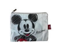 ARDITEX Mickey Mouse Classique Trousse de Toilette Plate zippée, 22,5 x 16 cm