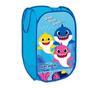 ARDITEX Panier Pliable pour Enfant Baby Shark, Organiseur rectangulaire avec poignées pour Rangement de vêtements et Jouets, Souple, léger et résistant 36 x 36 x 58 cm