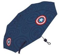 ARDITEX Parapluie Pliant - Captain Marvel, 8 Panneaux, Diamètre 96 cm multicolore G